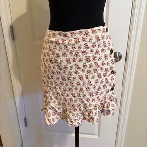 Hollister Ultra-High Rise Mini Floral Skirt